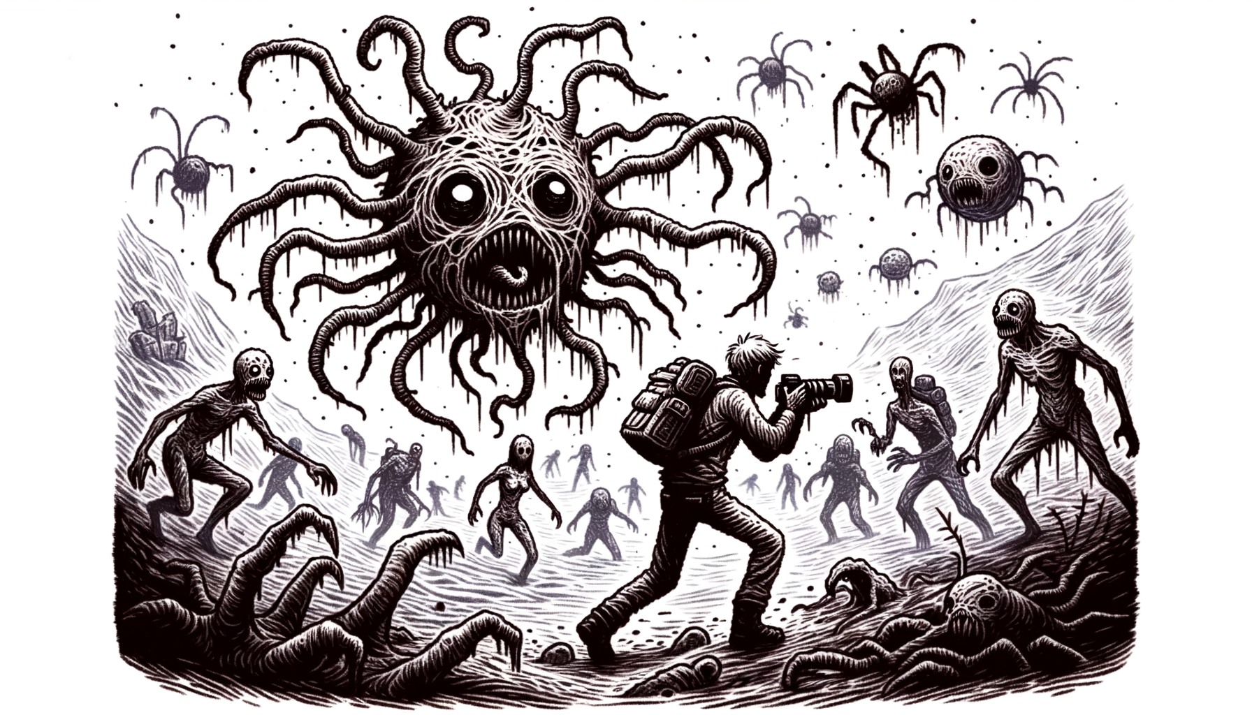 ‘World of Horror’: videojuego hecho en Paint que da más miedo que Resident Evil