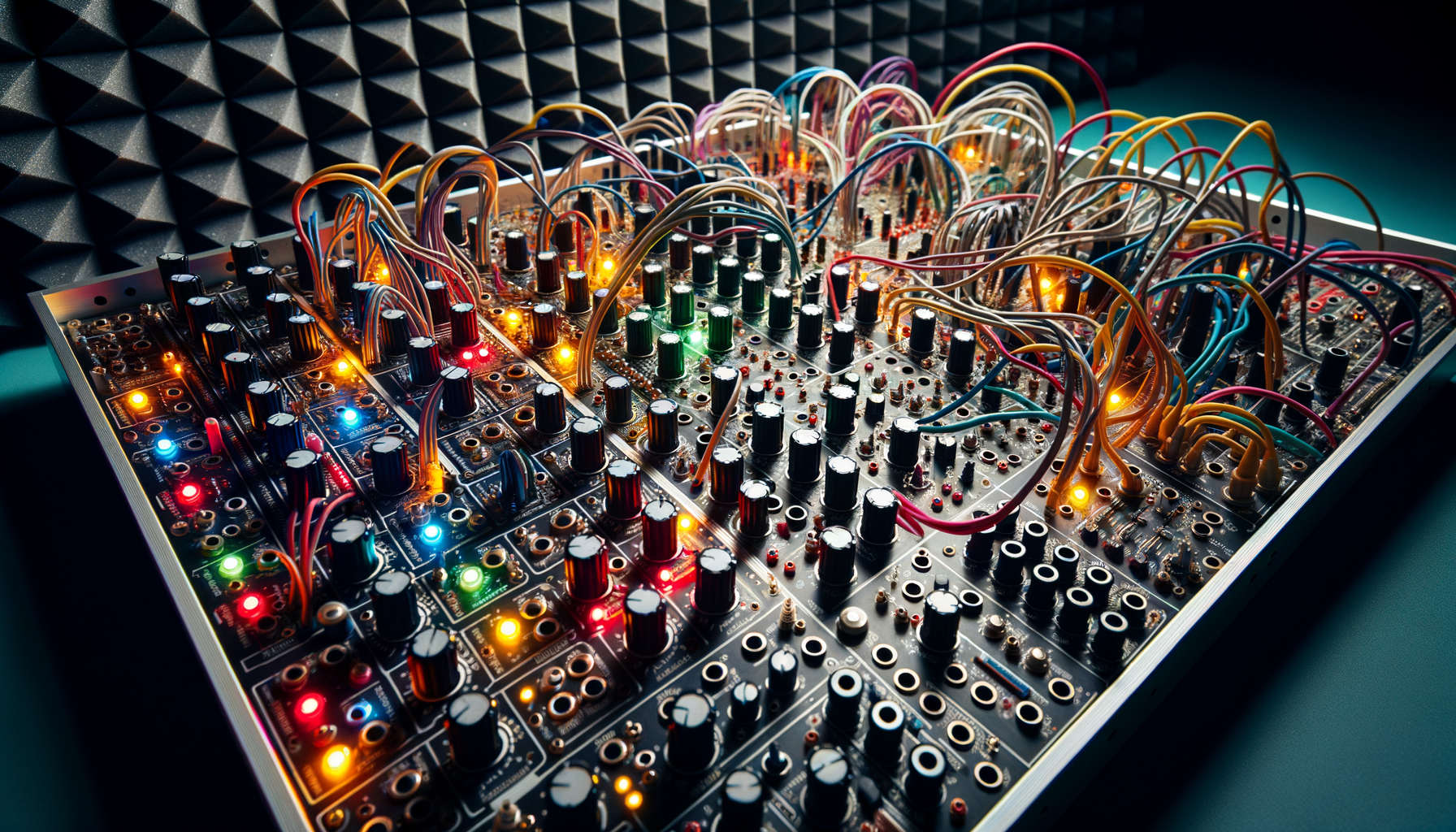 El arte de los circuitos abiertos en los sintetizadores modulares
