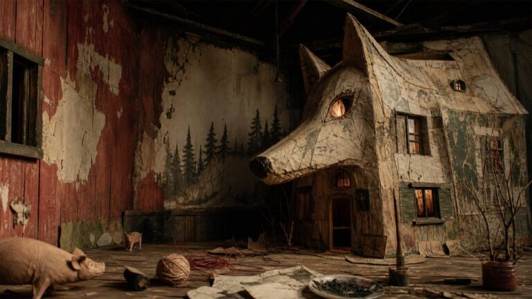 La casa lobo: la stop-motion que convierte el hogar en una secta de papel